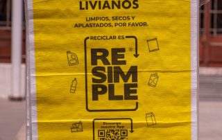 Vecinos de San Bernardo recibieron kits de reciclaje del Programa Msur Recicla.