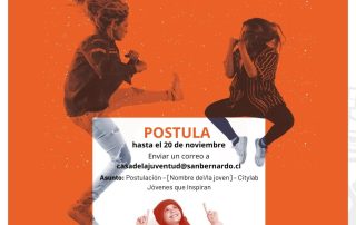 Afiche oficial de la convocatoria Jóvenes que Inspiran 2025 de Citylab y el GAM.