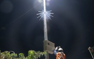 Nuevas luminarias LED iluminarán calles y espacios públicos de San Bernardo.