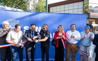 Autoridades inauguran el nuevo Módulo de Seguridad Ciudadana en Covadonga con Eyzaguirre, San Bernardo.