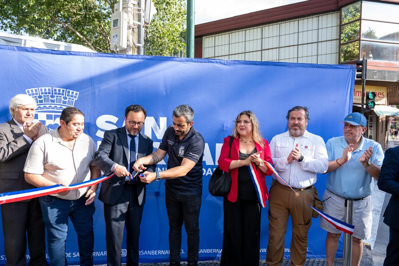Autoridades inauguran el nuevo Módulo de Seguridad Ciudadana en Covadonga con Eyzaguirre, San Bernardo.