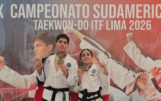 Hermanos de San Bernardo conquistan el Sudamericano de Taekwon-Do ITF en Perú