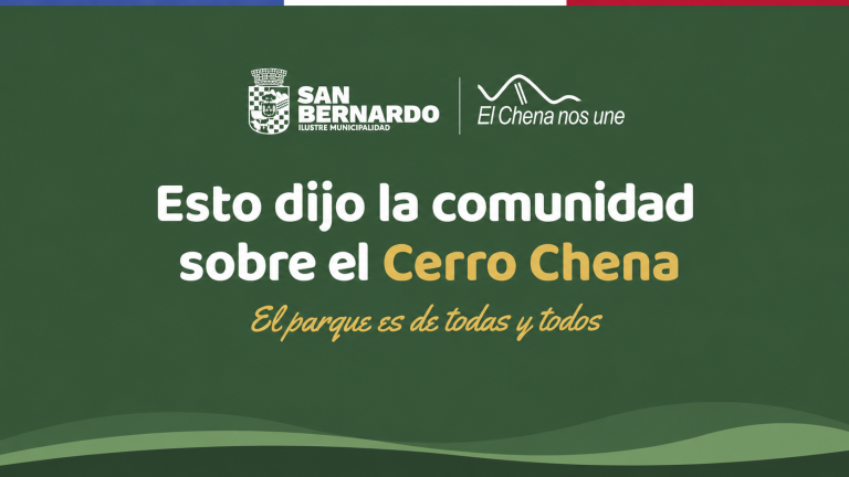 Vecinas y vecinos de San Bernardo participan en el primer Cabildo por la Defensa del Cerro Chena.