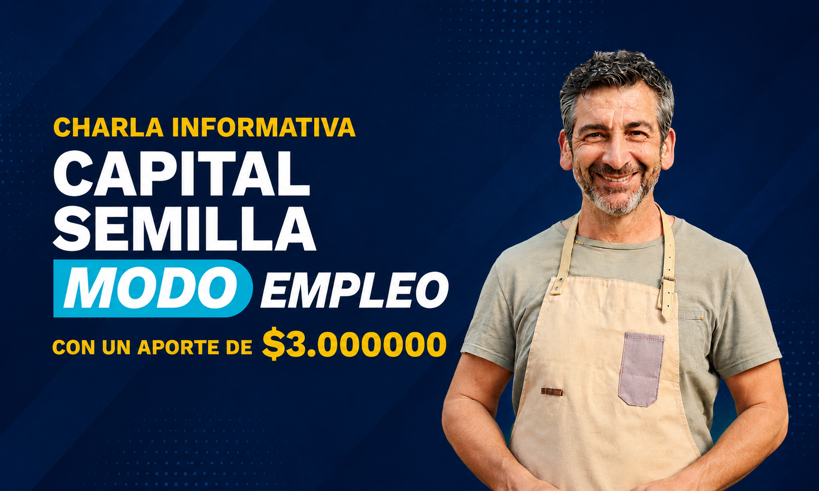 Charla sobre Capital Semilla Modo Empleo de Sercotec en San Bernardo.