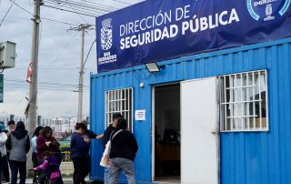 Módulos de atención social y entrega de nylon por lluvias en San Bernardo.
