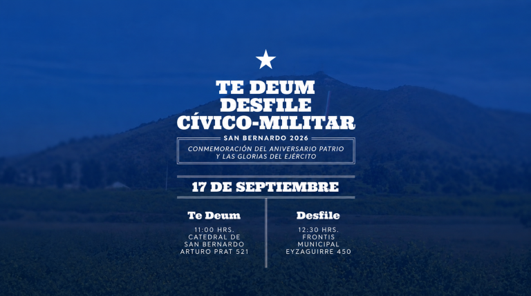 Te Deum y Desfile Cívico-Militar San Bernardo 2026 por el Aniversario Patrio.