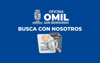 “Busca con nosotros”: nuevo servicio de OMIL San Bernardo