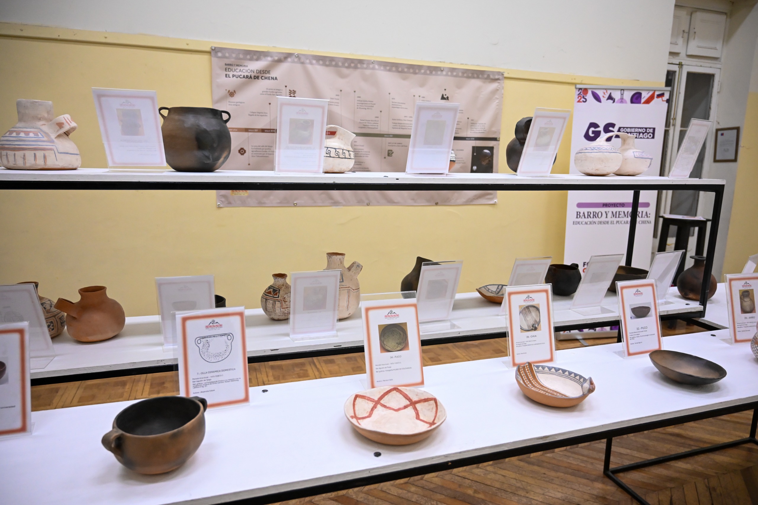 Exposición gratuita Barro y Memoria sobre el Pucará de Chena en San Bernardo.