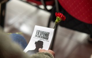Acto de memoria y verdad por el 11 de septiembre en San Bernardo.