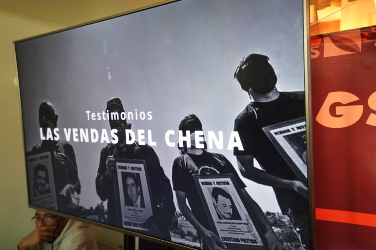 Cierre del registro audiovisual Las Vendas del Chena, que reúne testimonios sobre hechos ocurridos durante la dictadura en San Bernardo.